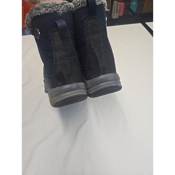 Skechers Women's Boots Size 6.5 Trego Winter Hiking Waterproof Blue Black Fur‎ - Picture 4 of 12